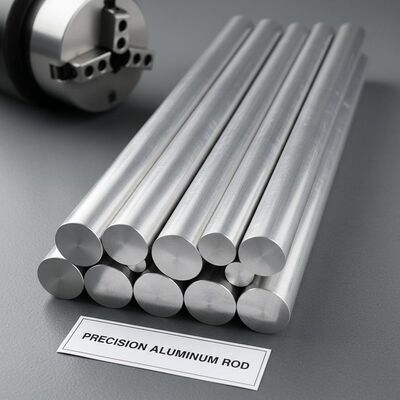Präzisionsmassiv rundes Aluminiumstäbchen ±0,1 mm Toleranz Hohe Korrosionsbeständigkeit für CNC-Bearbeitung