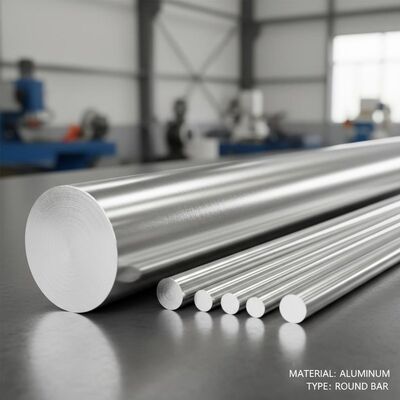 Polsterte solide runde Aluminiumbar Leichtgewicht Korrosionsbeständig für Industriezwecke