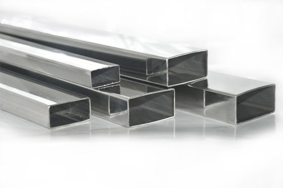 BA 2B Polished Pickling Stainless Steel Rectangular Tube with Slit Edge and Plastic Pipe Cap End Protector
