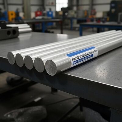 6082 Solid Round Aluminium Bar für schwere Strukturteile mit hoher Korrosionsbeständigkeit und Präzisionstoleranz ± 0,1 mm