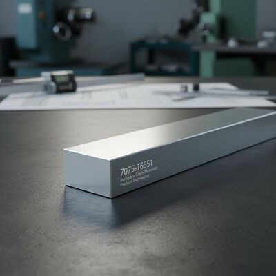 7075-T651 Hochfeste Aluminiumstange für die Luftfahrt