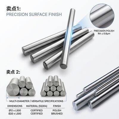 NDT-geprüftes nahtloses Rohr aus 304er (1.4301) Edelstahl mit einem Außendurchmesser von 6-813 mm für Kessel IBR