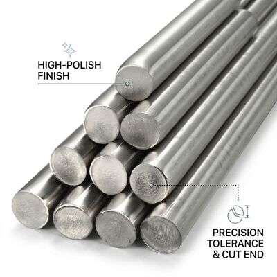 Nahtlose Rohre aus rostfreiem Stahl der Lebensmittelqualität 316Ti 6-813 mm OD für pharmazeutische Zwecke