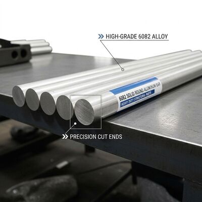 2014-T6 Runde Aluminiumstange AMS 4121 Hochfeste Al-Cu-Legierung für Flugzeugkonstruktionsbauteile